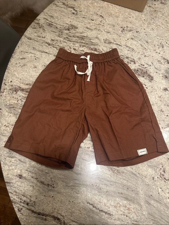 Old Money Other - Men's Casual Drawstring Shorts - Brown Size M from Old Money